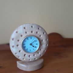 Hand crafted mantle clock