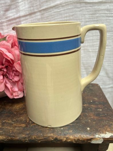 Early Carrigware /Carrigaline Pottery Banded Jug