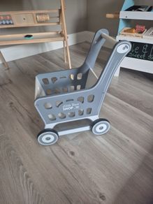Wooden Shopping Trolley