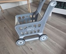 Wooden Shopping Trolley