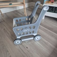 Wooden Shopping Trolley