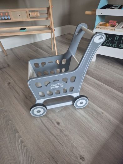 Wooden Shopping Trolley
