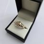 Vintage 9ct Yellow Gold Gents Buckle Ring Image 3