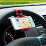 Car mount holder steering wheel accessories adjustable stand Image 2