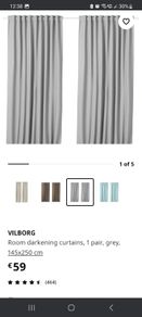 Ikea Vilborg curtains