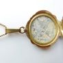 Edwardian Revival Gold Plated Engraved Fern Locket, Andreas Daub Image 5