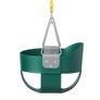 Toddler Swing 136 kg High Back Full Bucket Baby Swing Seat Green, for Outdoor & Indoor Backyard Playground, Heavy-Duty Coated Chains and Carabiners, Fully Assembled Seat for Toddlers Age 3+ Image 10