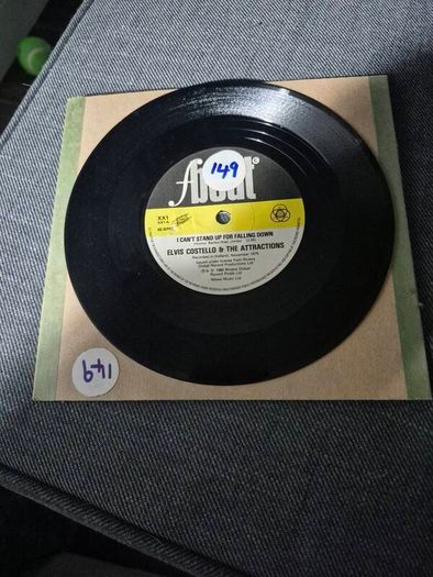 Elvis Costello can't stand up for falling down vinyl