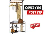 Industrial Coat Stand Hallway Shoe Rack