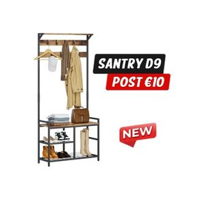 Industrial Coat Stand Hallway Shoe Rack