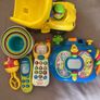 Toys for a younger Child. Stacking cups/ Camera / Lorry /Phones &Cot mobile. Image 2