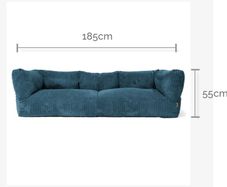 Big Bertha Bean Bag couch 3 seater