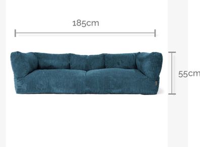 Big Bertha Bean Bag couch 3 seater