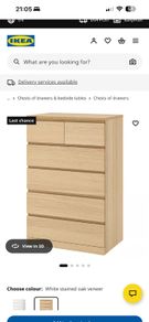 Ikea Malm chest of drawers