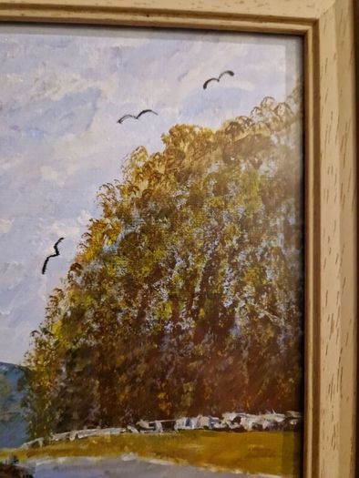 Signed oil painting Gertie Cox
