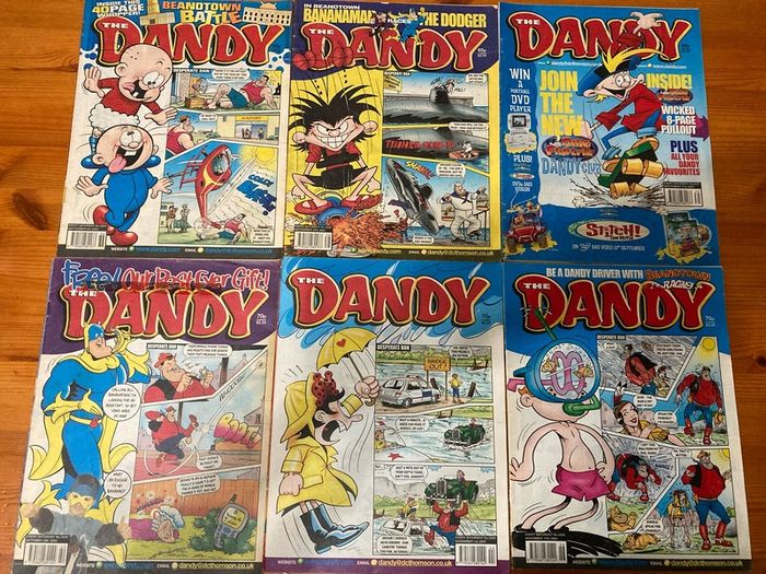 Comics: 'The Dandy' 2001,2002 and 2003 (61 numbers)