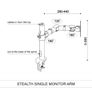 Stealth Single Monitor Arm Image 2