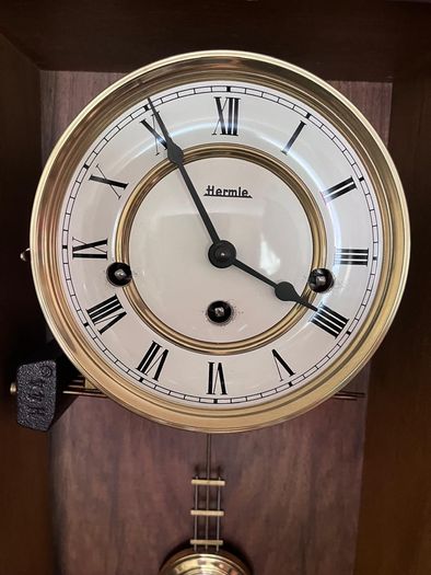 vintage wall clock Hermle Germany , not working