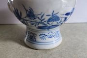 Lovely Asian  Blue &amp; White Urn Bowl.