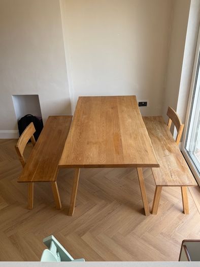 Solid Oak Dining Table