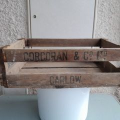 Vintage Carlow Corcoran and Co Crate