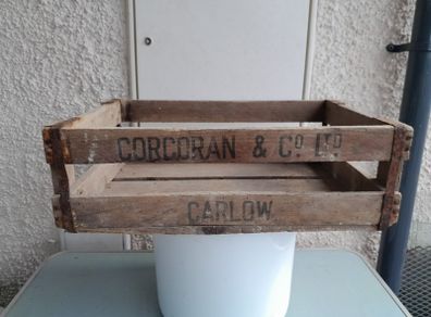 Vintage Carlow Corcoran and Co Crate