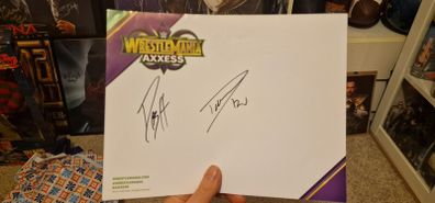 AEW FTR Autographs
