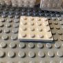 lego 4x4 Flat Piece White bag of 100 Image 2
