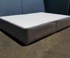 5ft King Divan Bed Base - wool pewter [Unused / Packaged]