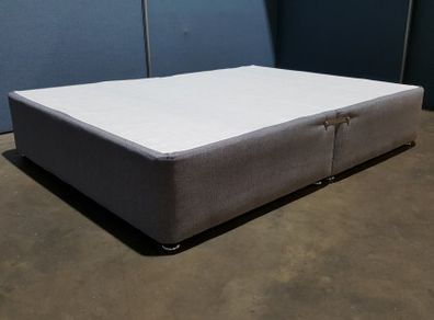 5ft King Divan Bed Base - wool pewter [Unused / Packaged]