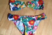 Beautiful floral print bikini