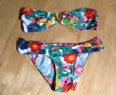 Beautiful floral print bikini