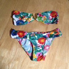 Beautiful floral print bikini