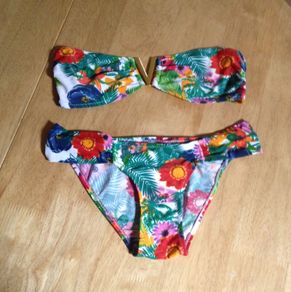 Beautiful floral print bikini