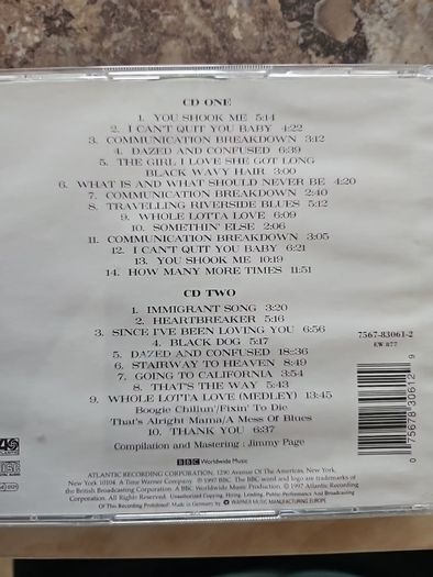 Led Zeppelin 4 CD Lot