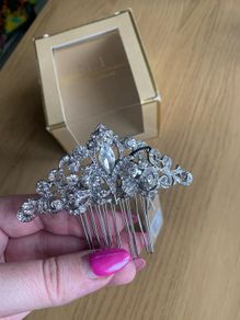 Jenny Packham wedding hair comb