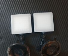 Suction mounted cube lights