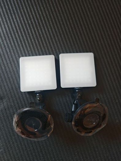 Suction mounted cube lights