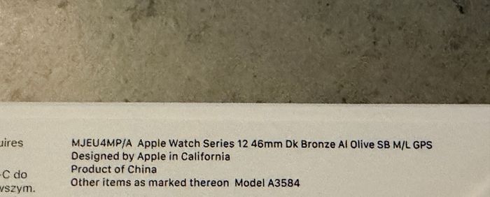 Apple Watch 12 (brand new) 46mm DK Bronze