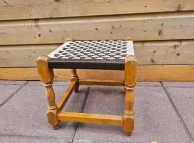 Vintage Woven Sugan Stool