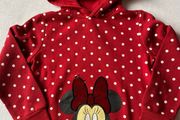 Disney Minnie Mouse Red Polka Dot Hoodie | 7-8 years