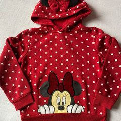 Disney Minnie Mouse Red Polka Dot Hoodie | 7-8 years