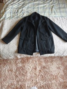 Black coat for men