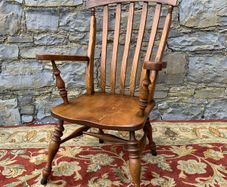 Victorian Ash & Elm Windsor Armchair