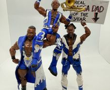 wwe elite series 42,43,44 The New Day Kofi Kingston, Big E & Xavier Woods action figures