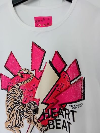 Tiger Print TShirt - German brand Oui - UK 10 - BNWT RRP 60