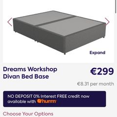 King size divan base