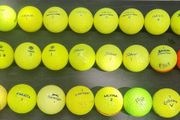 30 preused colored golf balls
