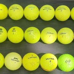 30 preused colored golf balls