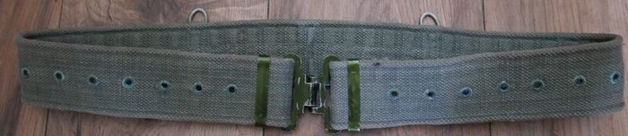 BRITISH ARMY 58 Patt WEBBING Belt Genuine Para SAS VIntage Canvas Falklands